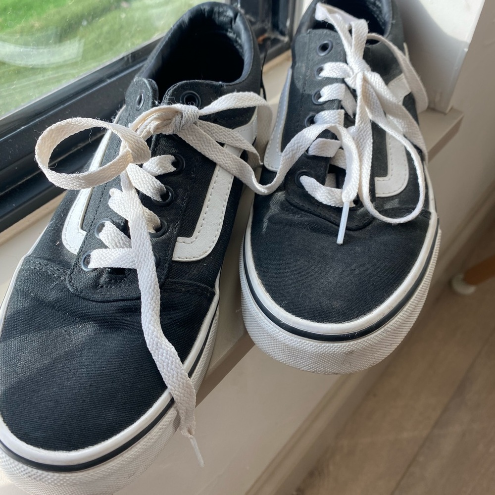 Black and White Van Sneakers